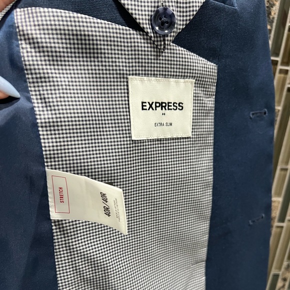 Express Navy Suit Jacket - Picture 3 of 7